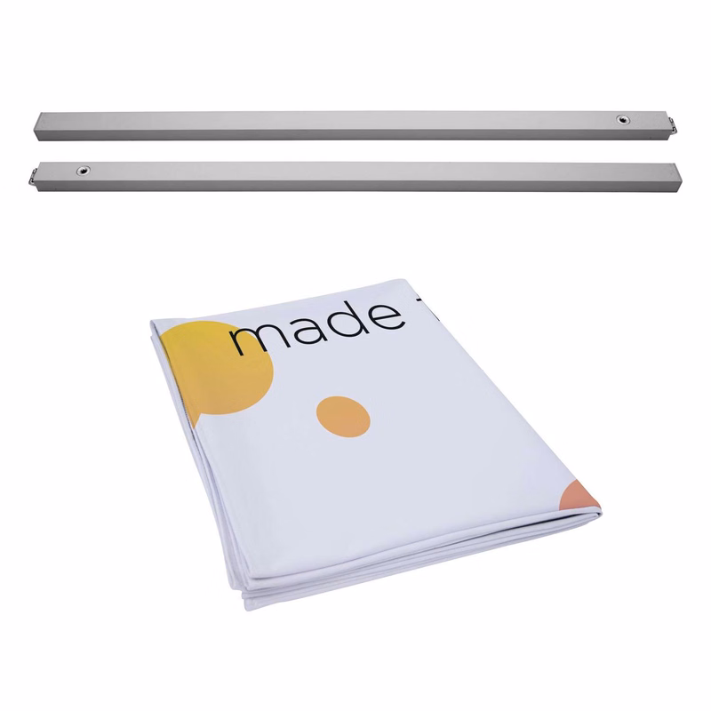 Flex Banner Display Replacement Graphic Banner and Rails Add-On