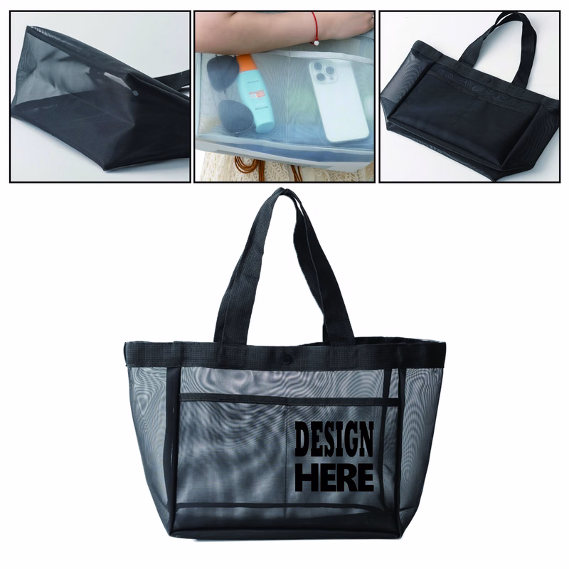 Full Color Nylon Mesh Tote Bag