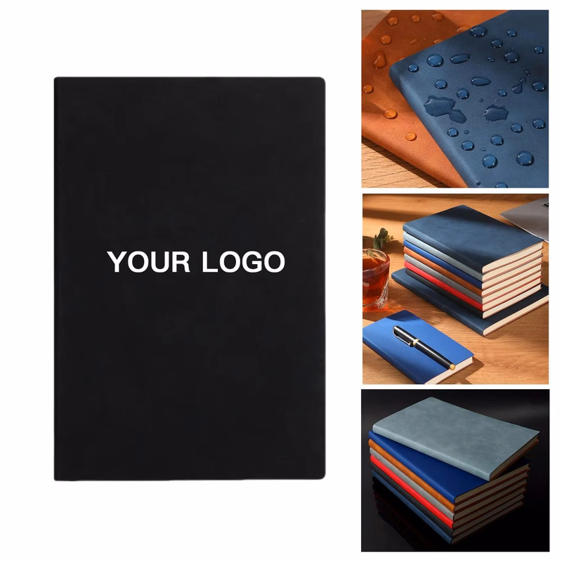 PU Leather Notebook with 200 Lined Pages