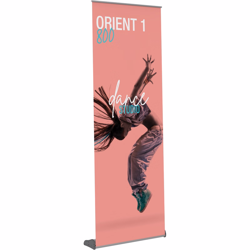 Orient 800 Silver Retractable Banner Stand (Hardware Only)