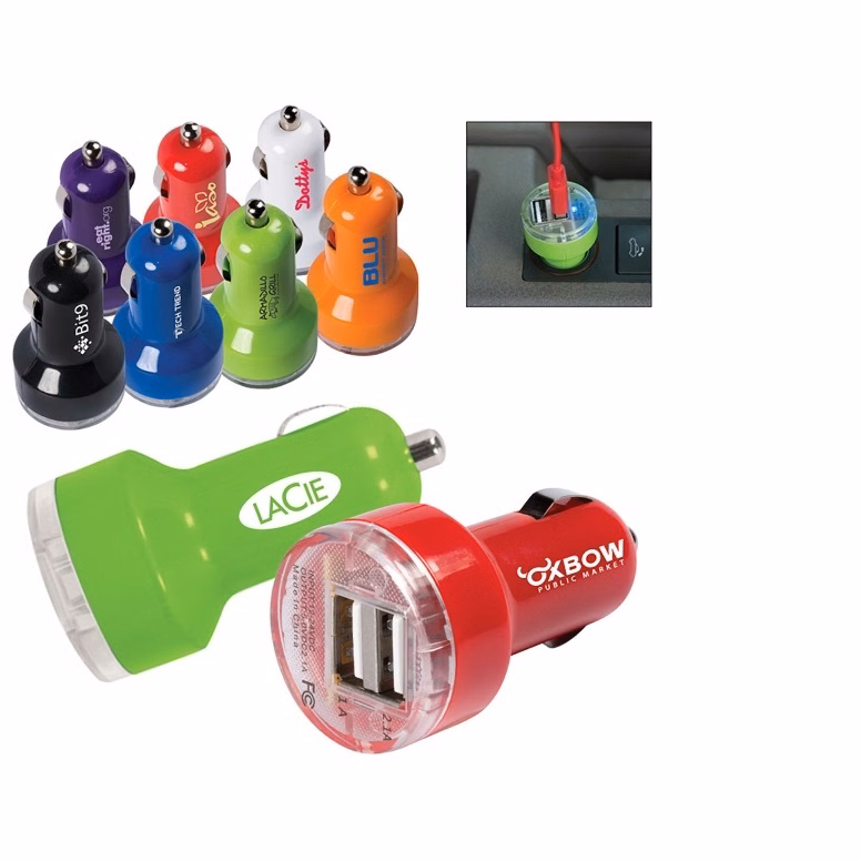 SM00311 - Dual USB Car Charger & Adaptor