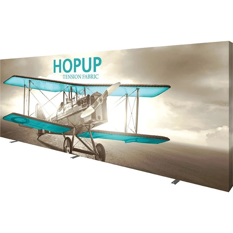 Hopup 20ft Full Height Straight Display Full Fitted Graphic 1