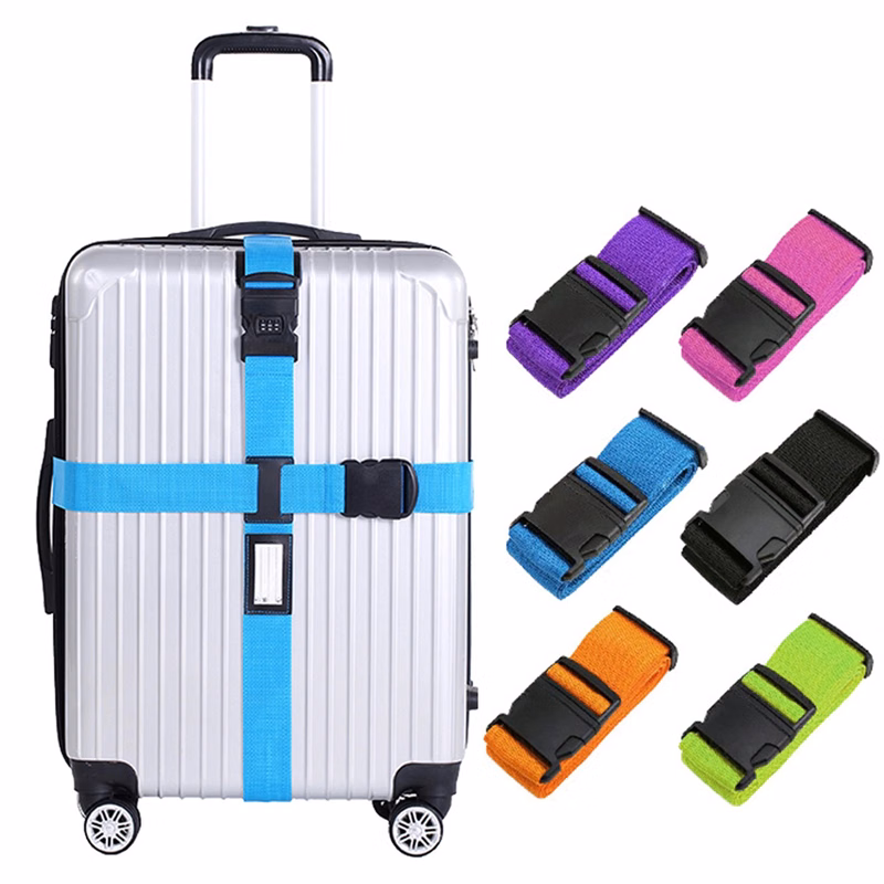 Combination Lock Cross Luggage Strap