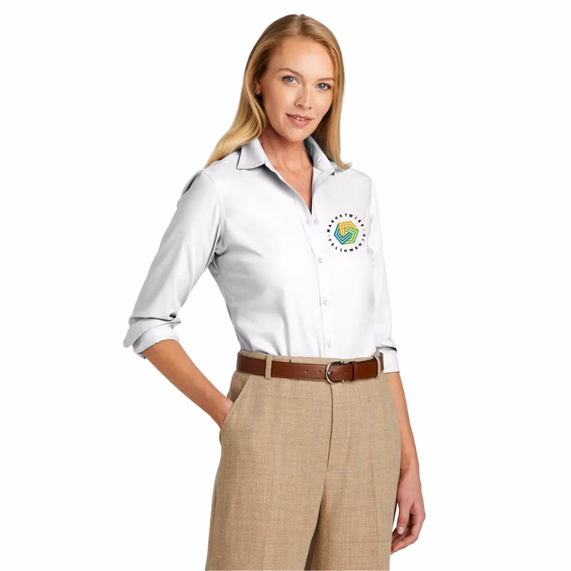 Brooks Brothers(R) Women's Wrinkle-Free Stretch Nailhead Shirt