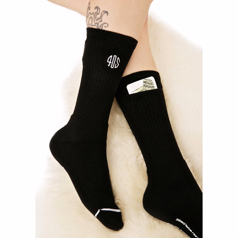 BAMTTON™ Stash Socks, Socks With Pockets