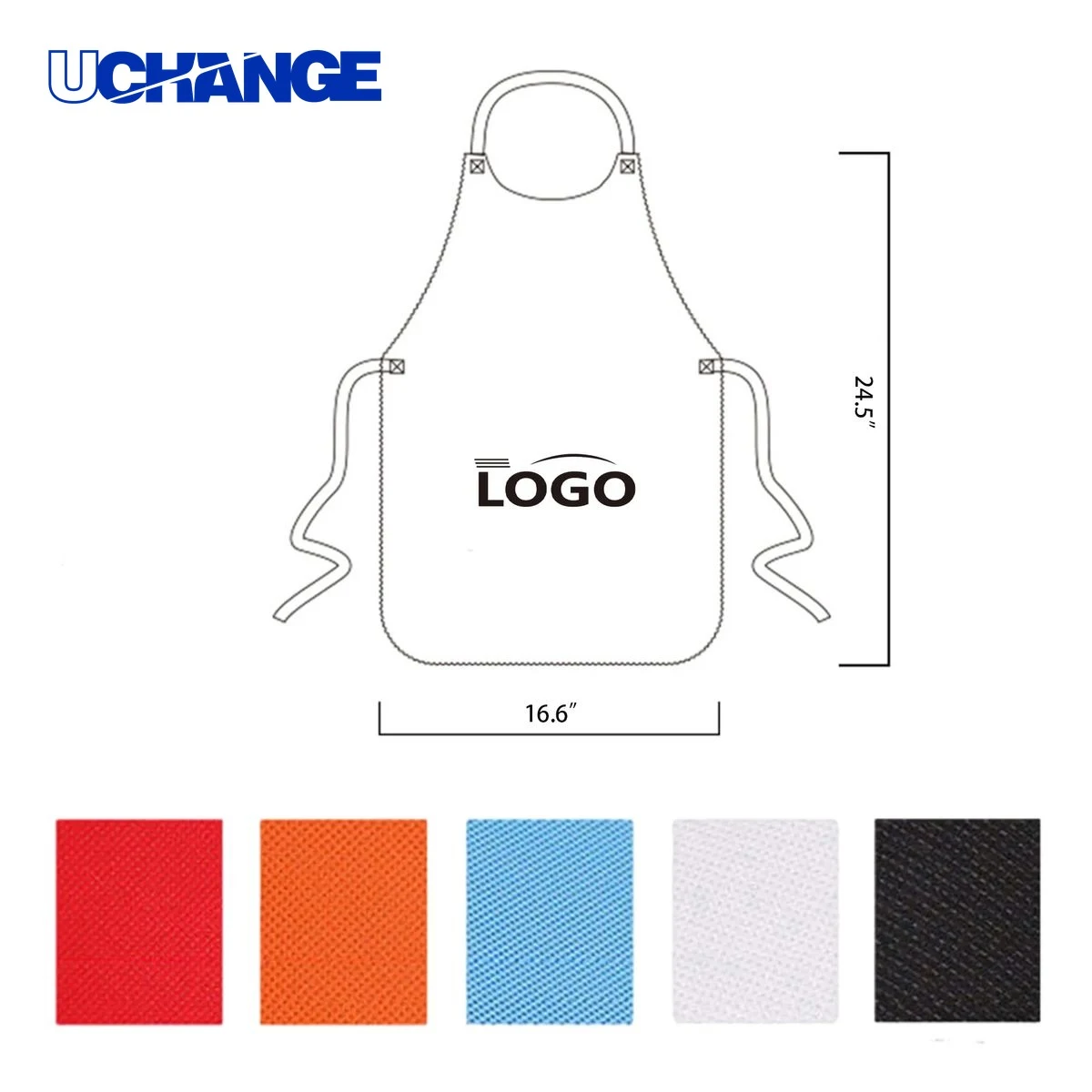 Disposable Oil and Waterproof Non-Woven Apron 1