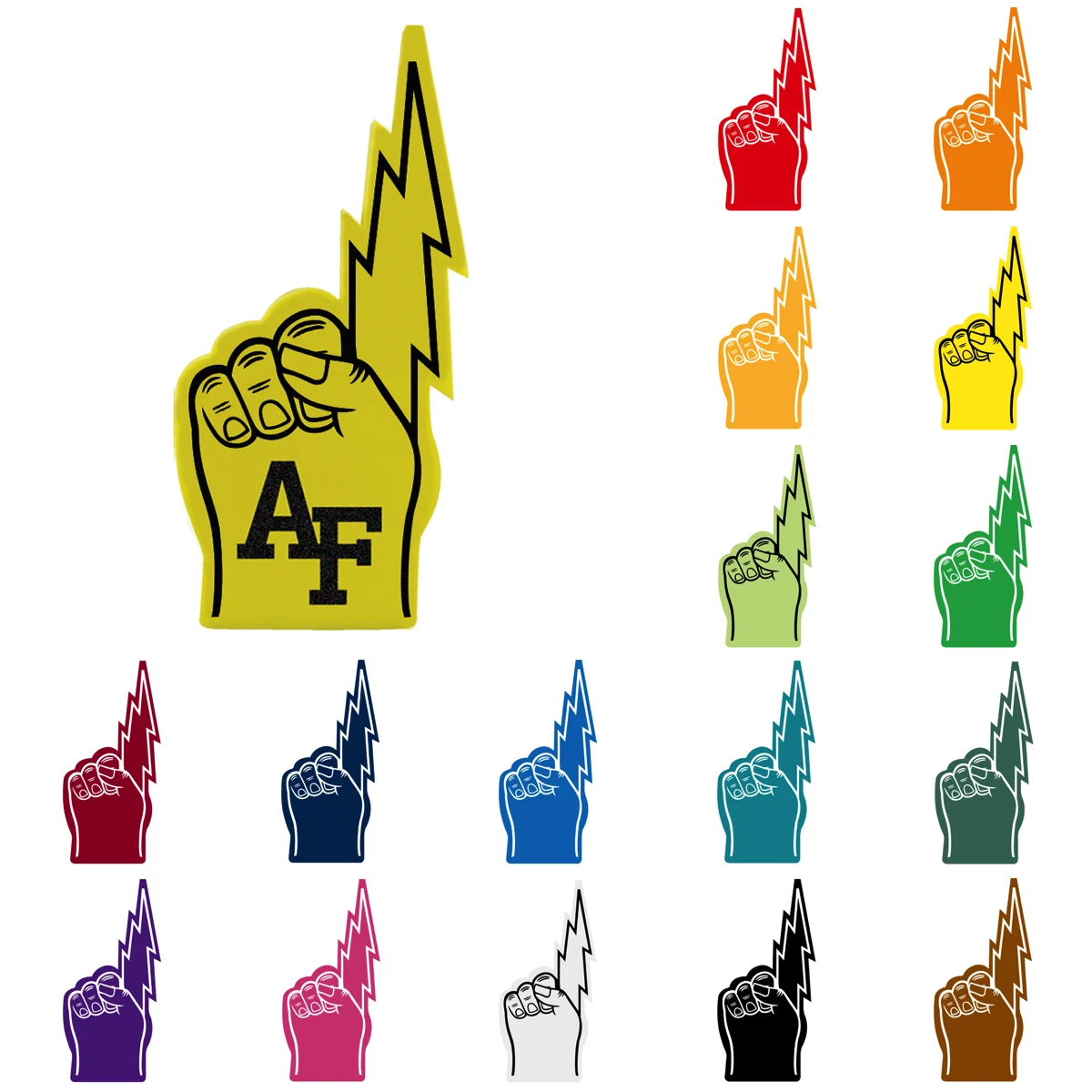 18" Lightning Bolt Hand 1