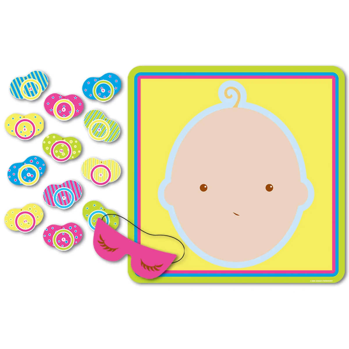 "Pin the Pacifier" Shower Game 1