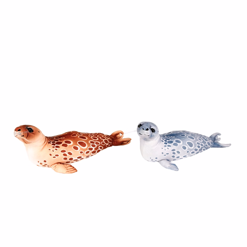 Brown and Grey Seals