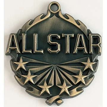 All-Star Wreath Medal, 1 3/4" 1