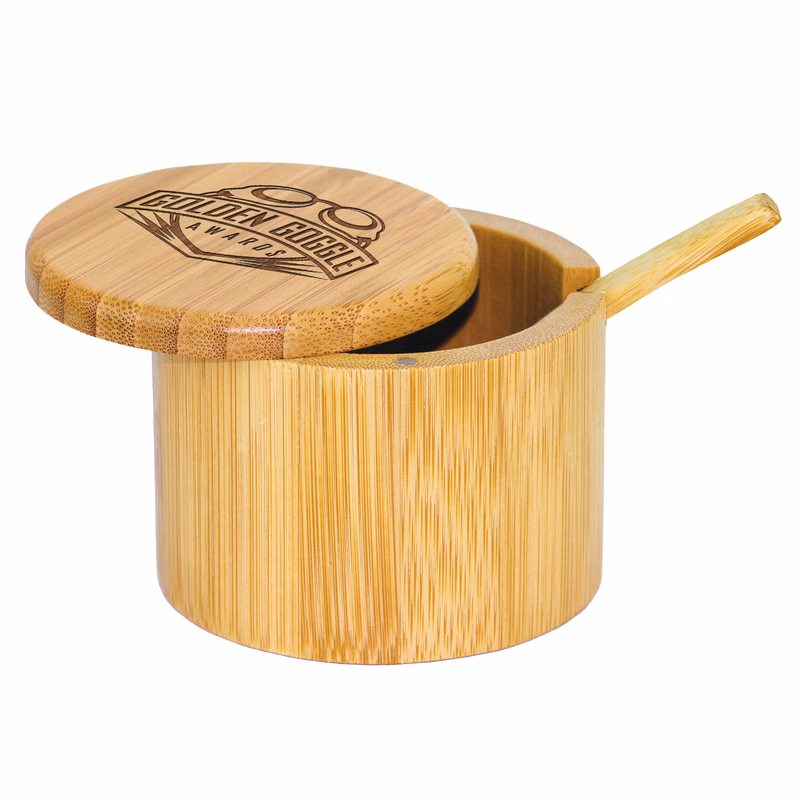 Little Dipper Bamboo Salt Box with Spoon