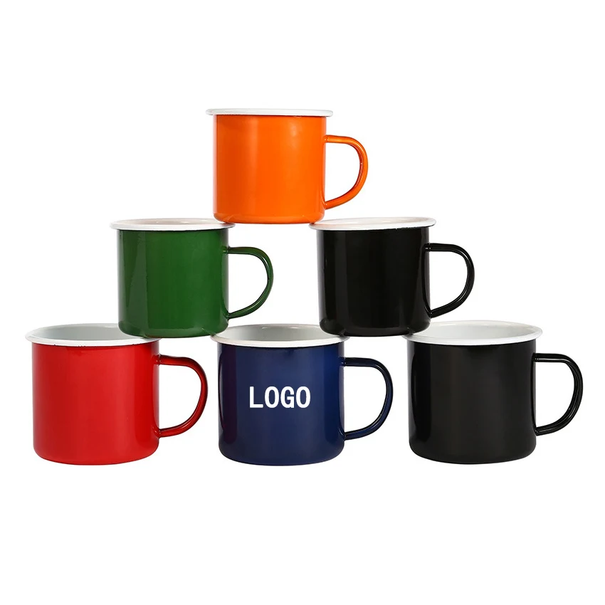 15 oz Enamel-look Ceramic Camp Mug 1