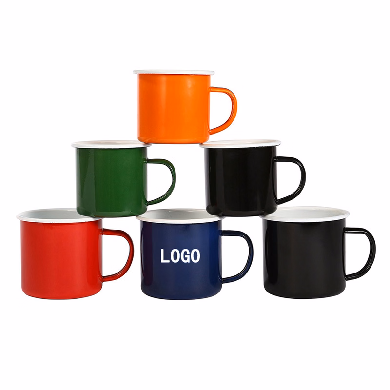 15 oz Enamel-look Ceramic Camp Mug