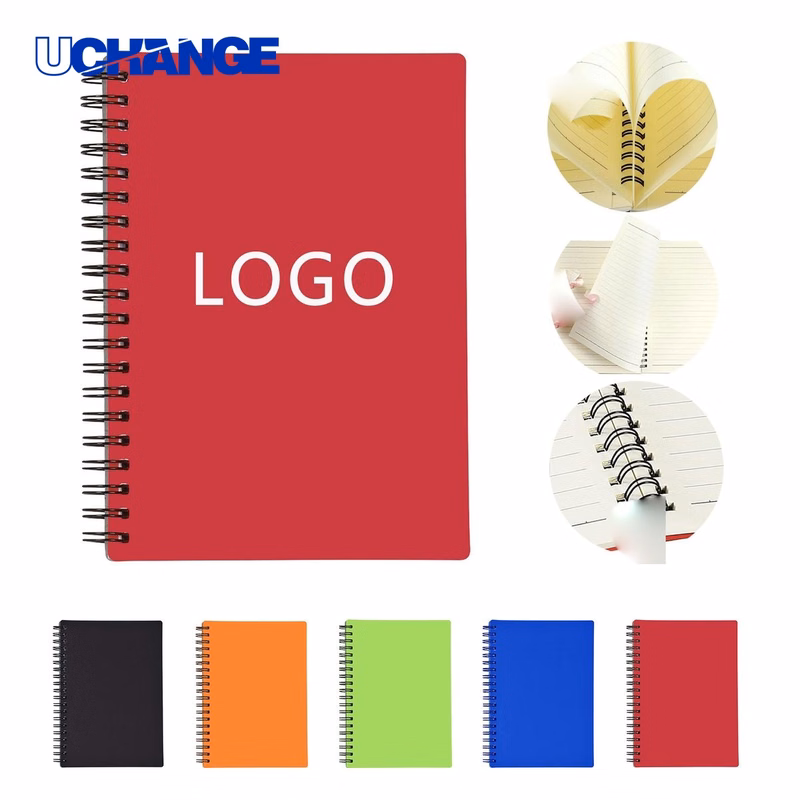 Ruled Spiral-Bound Notepad Notebook