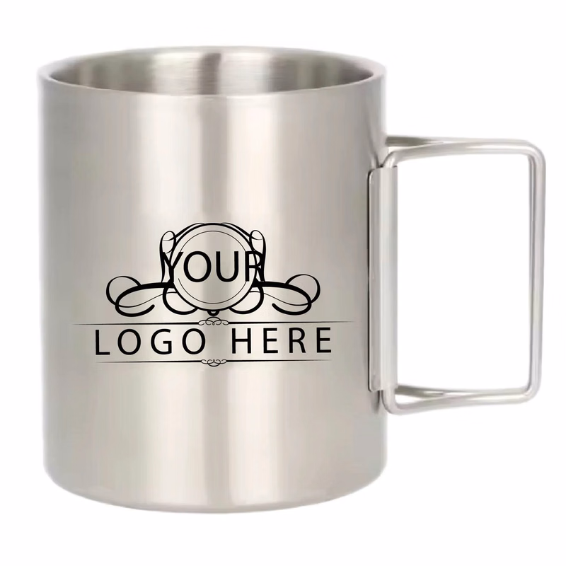 10oz Camping Cup with Folding Handles