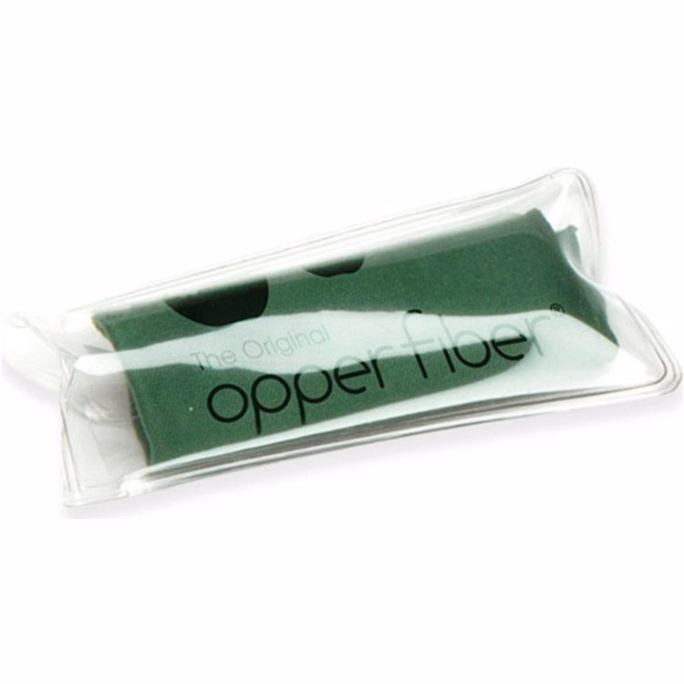 Premium Opper Fiber® Cloth In Vinyl Pop Pouch® (6"x6") - 1 Color