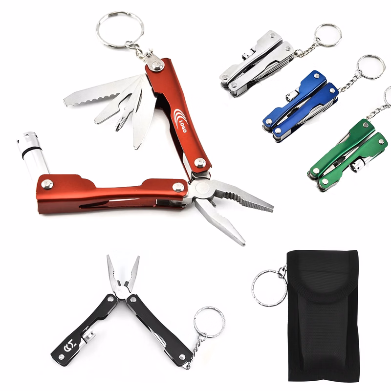 LED Light Multi-Functional Mini Flashlight Pliers