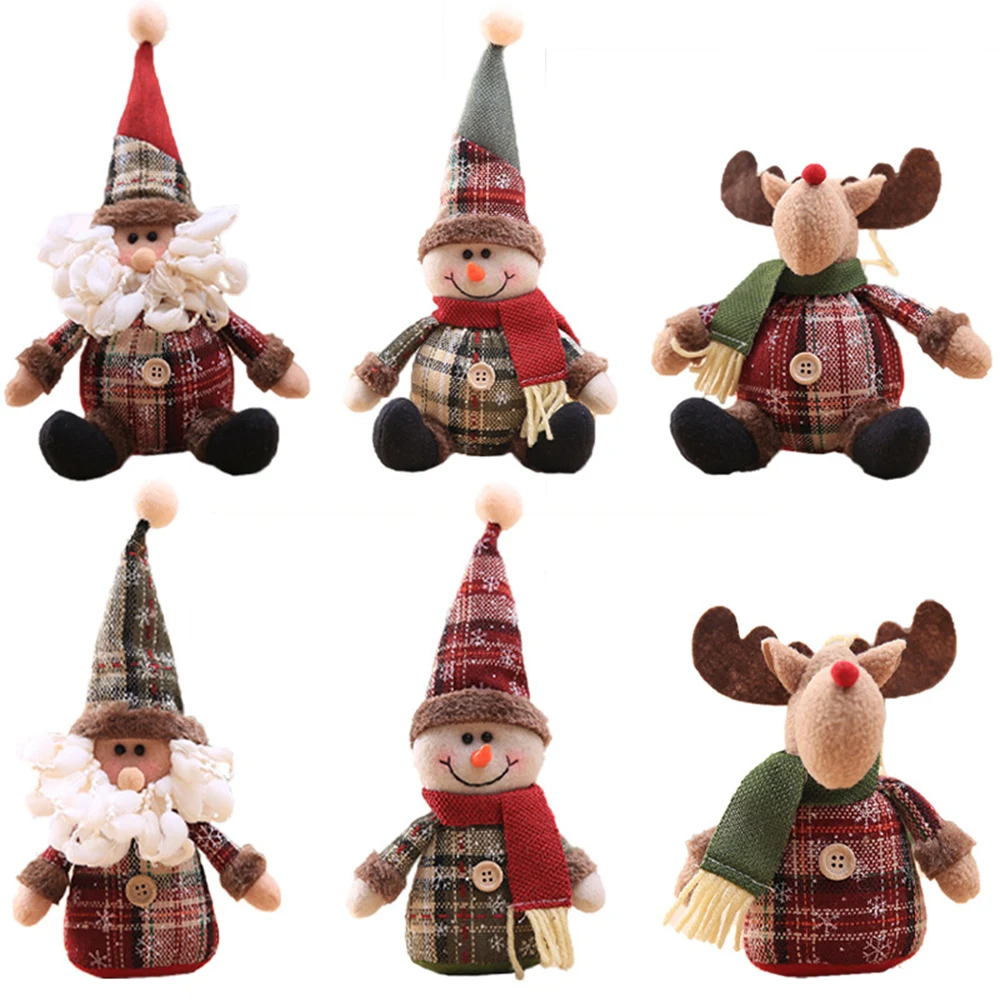 Christmas Tree Plaid Doll 1