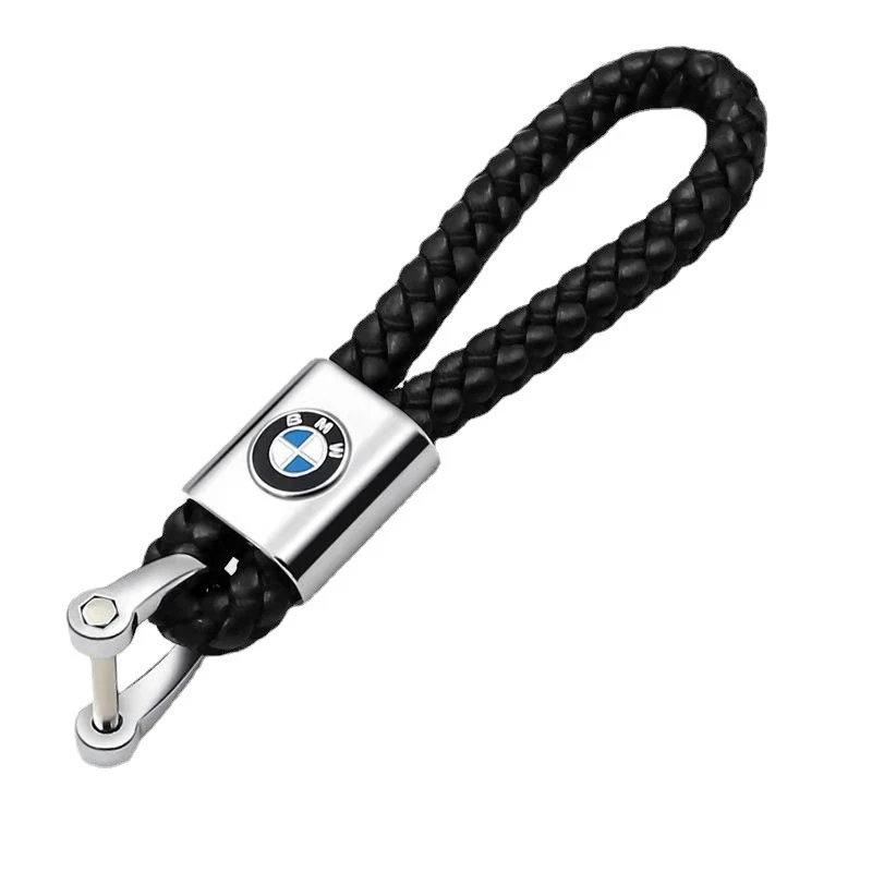 Braided Leatherette Auto Logo Key Chain 1