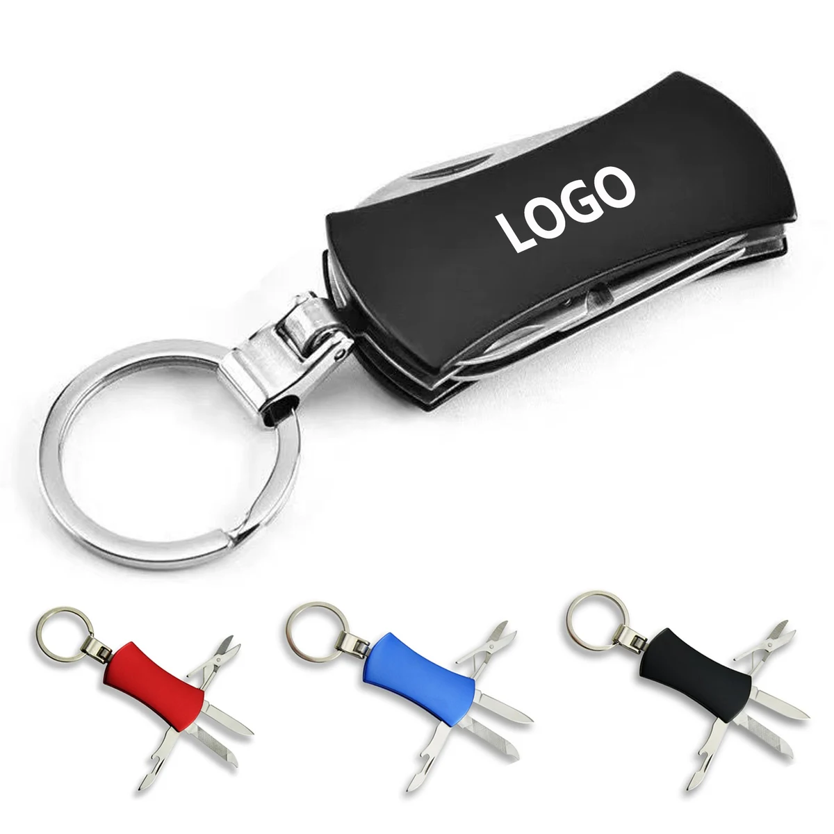 Aluminum Handle Multi Function Knife With Keychain 1