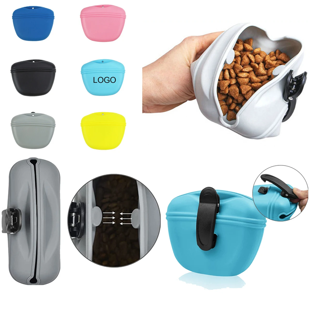 Silicone Dog Food Bag 1