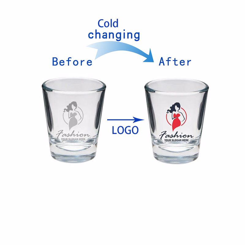 Color Changed Shot Glass