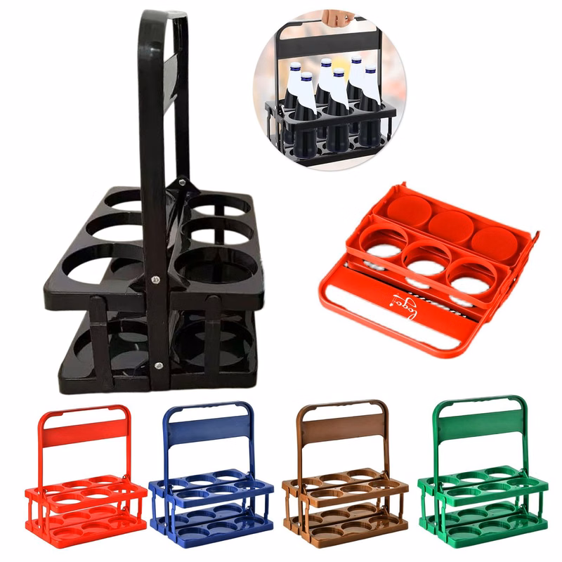 6 Foldable Beverage Delivery Holder