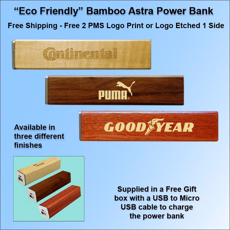 Bamboo Astra Power Bank 2000 mAh