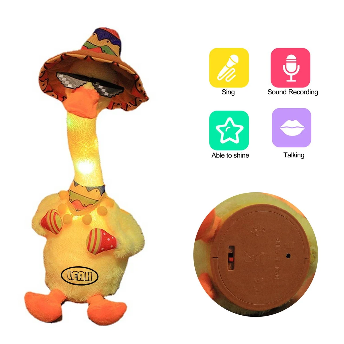 Talking Duck Plush Toys And Repeat What You Say . 1