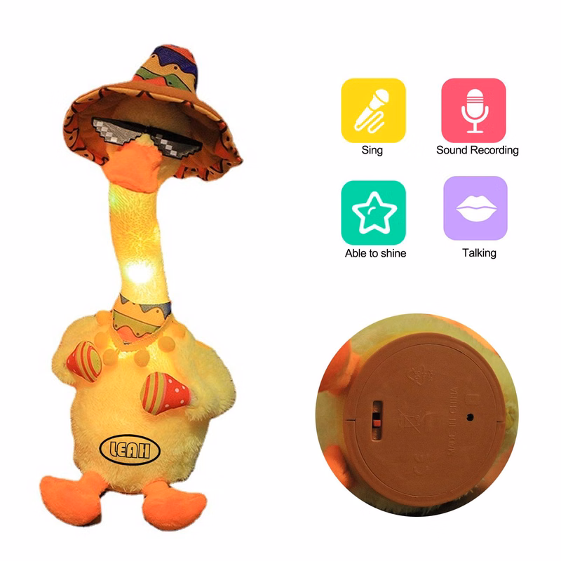 Talking Duck Plush Toys And Repeat What You Say .