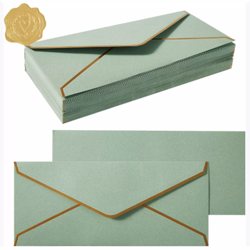 Elegant Gold-Foil Invitation Envelope