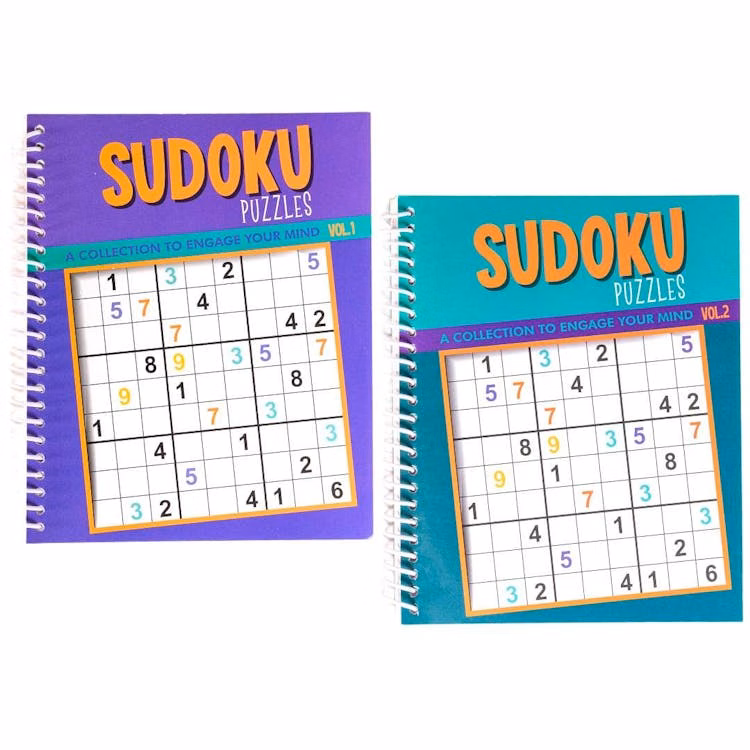 Sudoku Puzzle Books - Assorted Two Titles