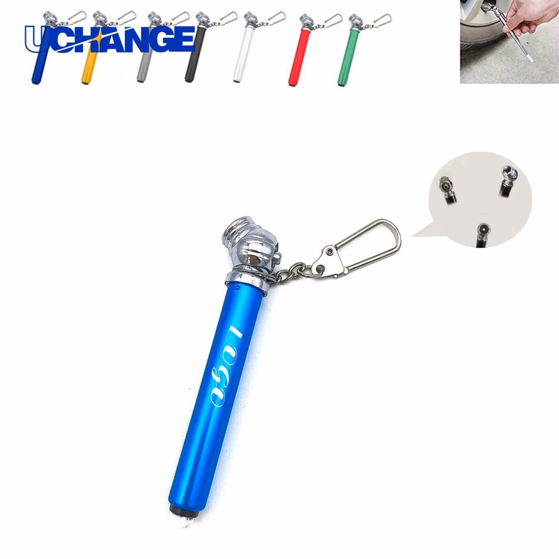 Portable Mini Tire Gauge with Keychain