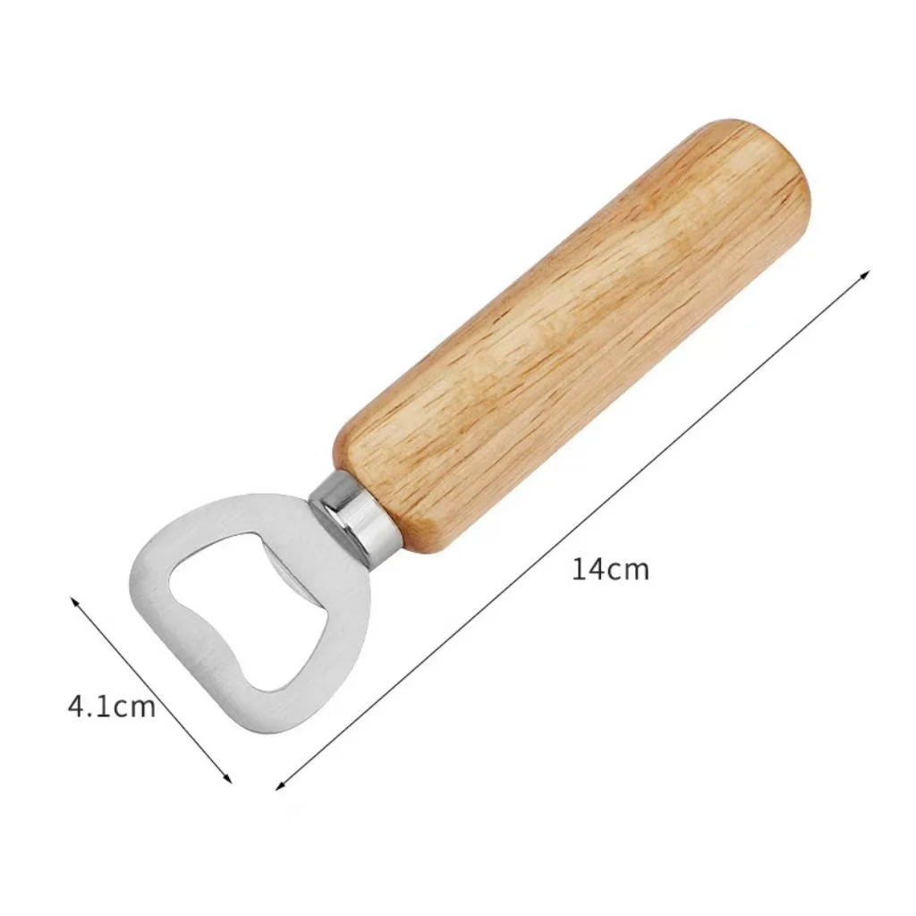Ergonomic Wood Handle Opener 1