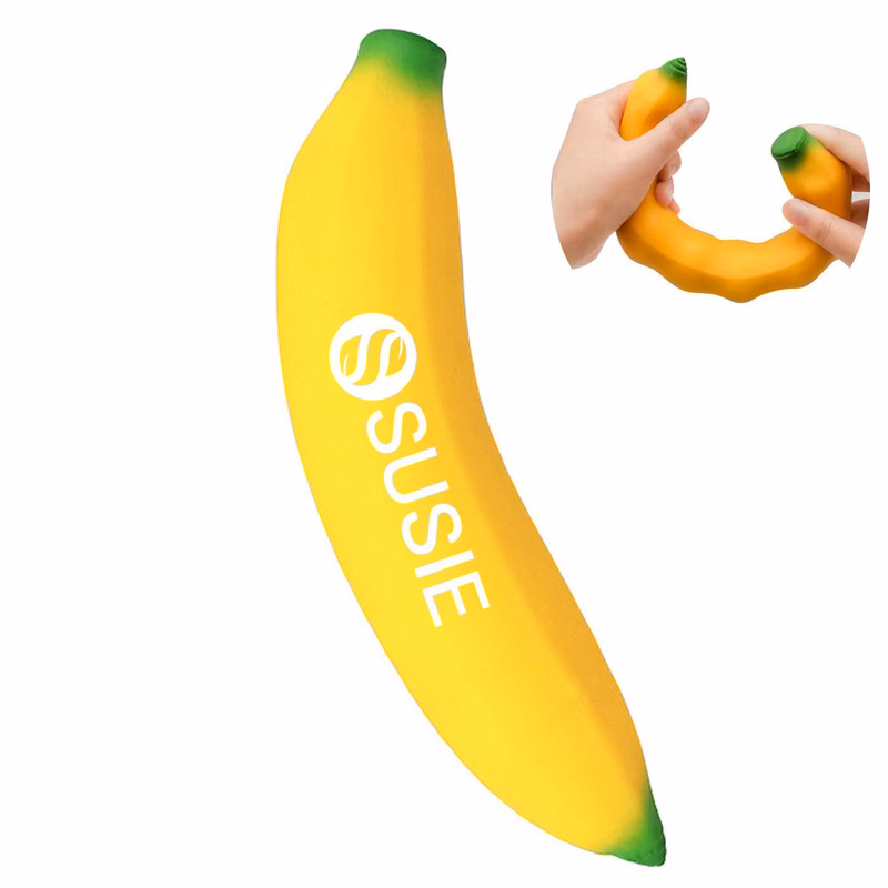 PU Foam Banana Stress Reliever Toys