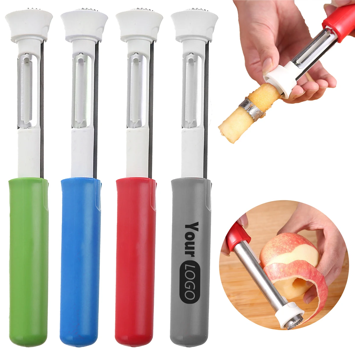Stainless Steel Fruit Peeler And Core Remover 1