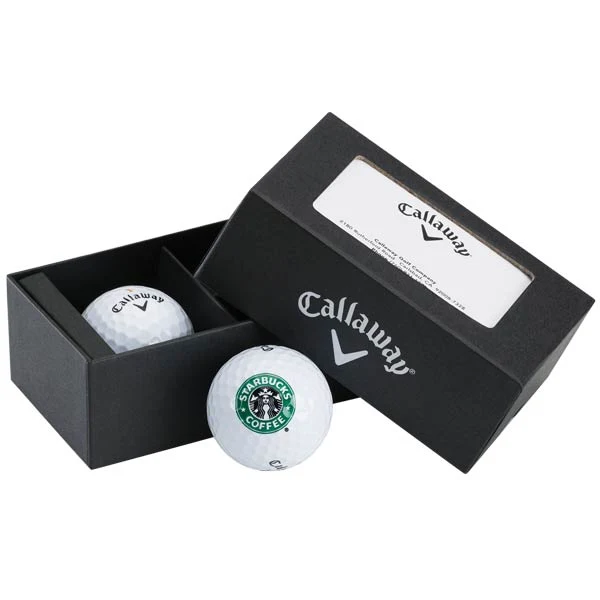 Callaway 2-Ball Black Business Card Box 1