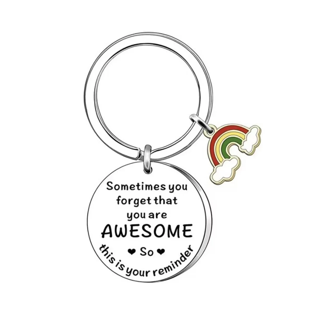 Rainbow Pendant Keychain 1