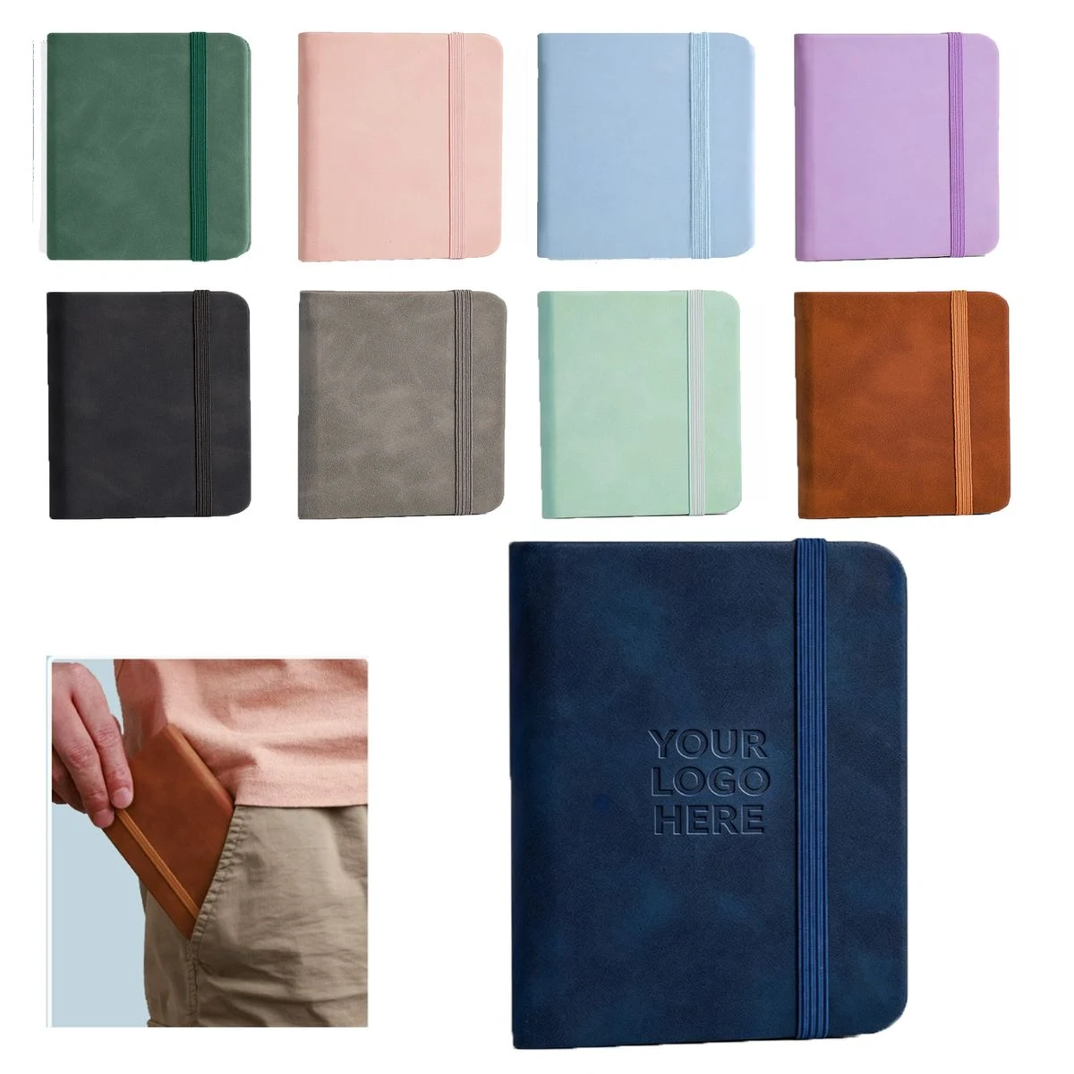 Promotional A7 PU Notebook With Laser Logo 1