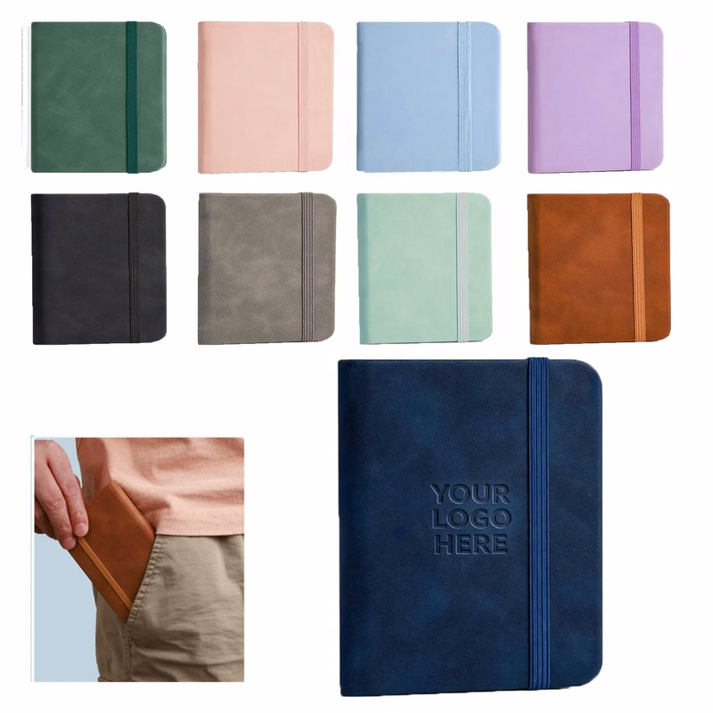 Promotional A7 PU Notebook With Laser Logo