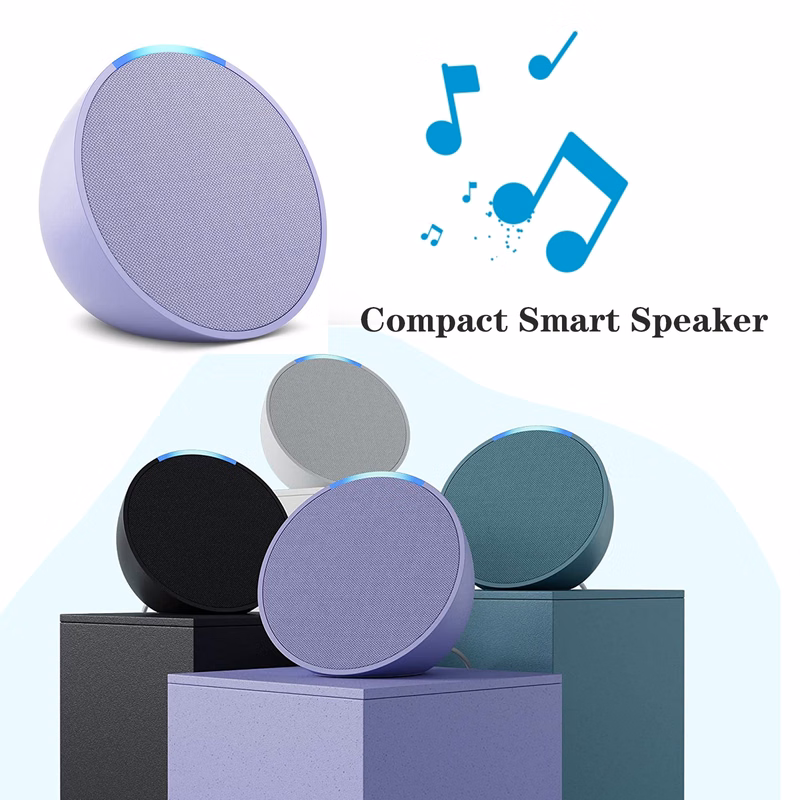 Full sound compact smart speaker with Alexa