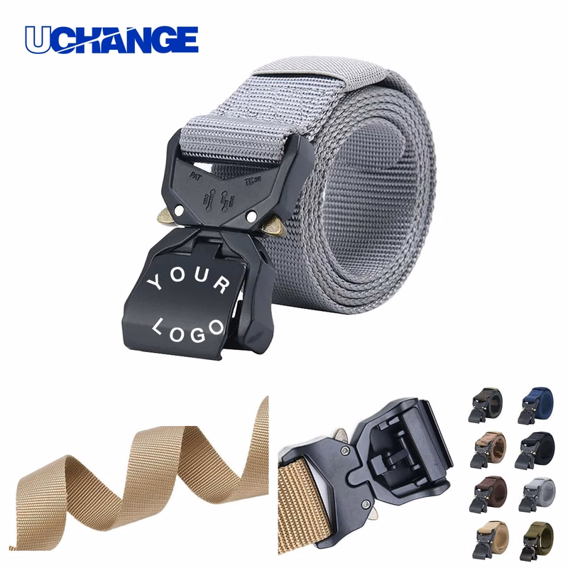 Nylon Tactical Belt Strap with Adjustable Fit