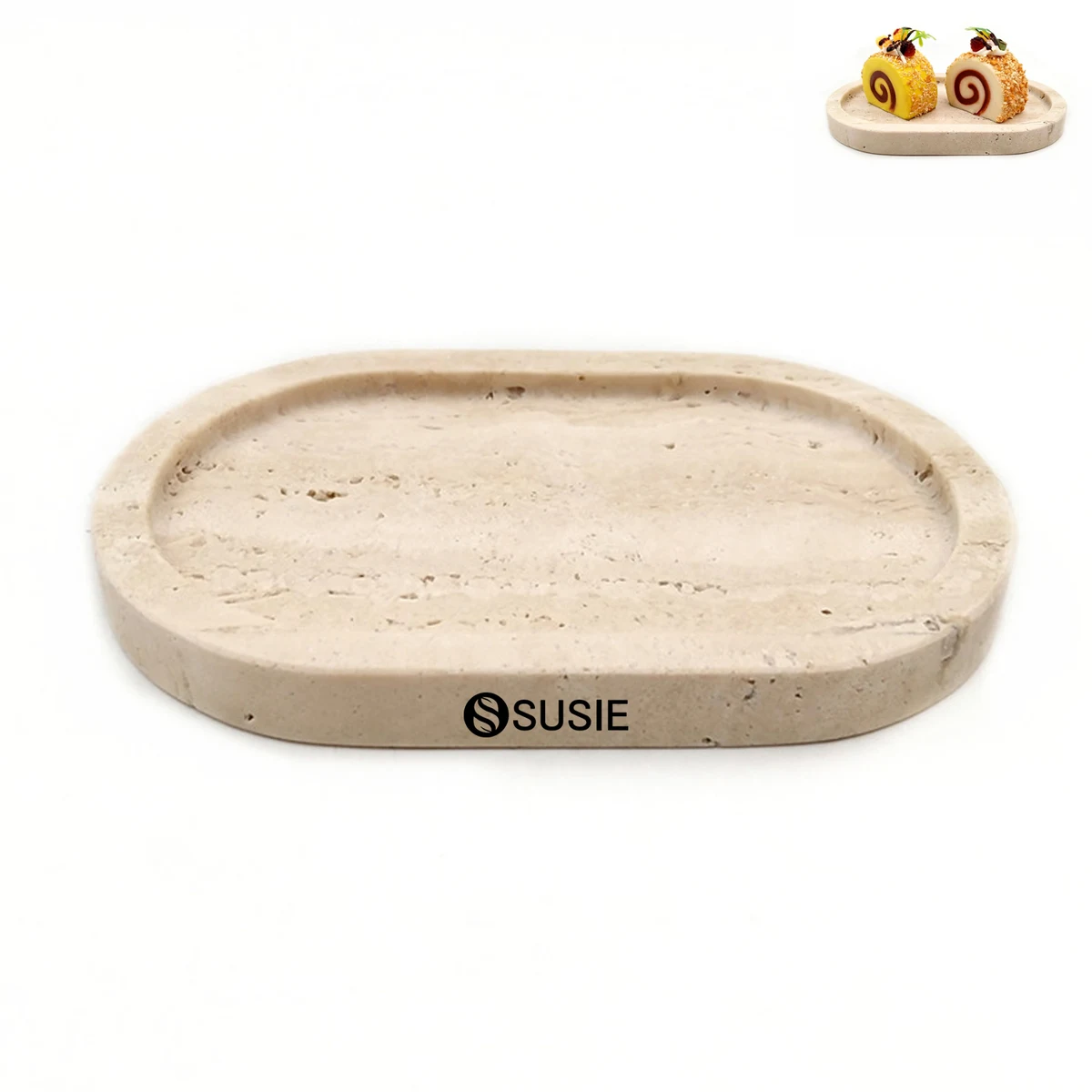 Real Natural Marble Storage Decorative Tray 1