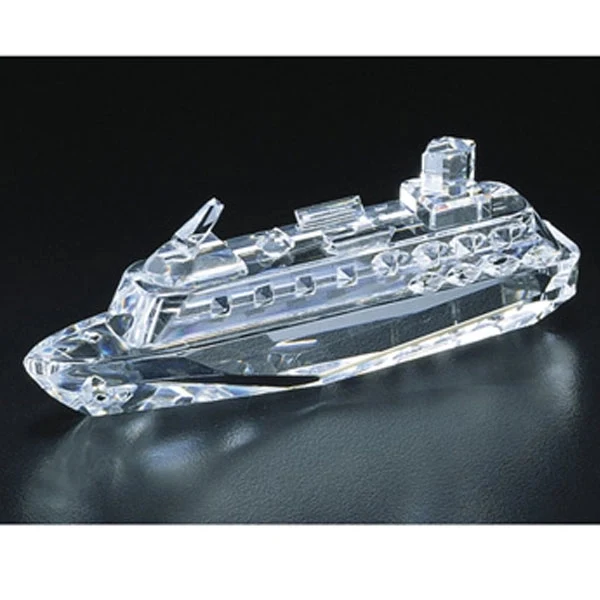 Cute Gift Crystal Boat Model Decorative 1