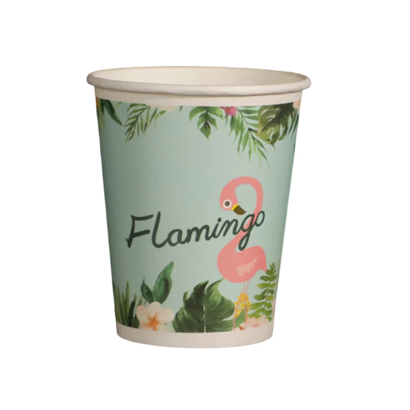 8oz Disposable Cup, custom paper cup with logo imprint 1