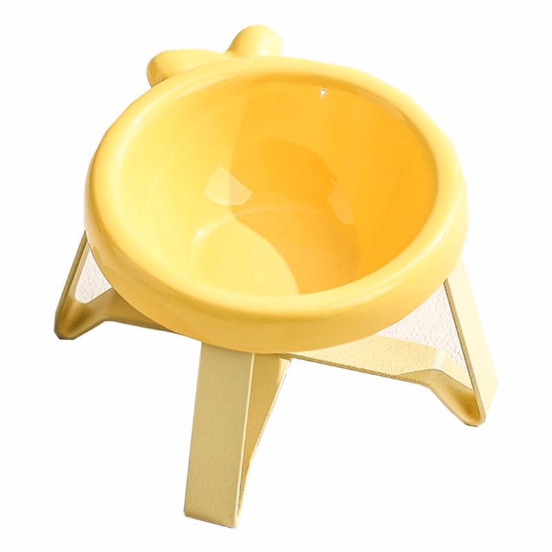 Ceramic Neck Protection And Anti Overturning Pet Bowl