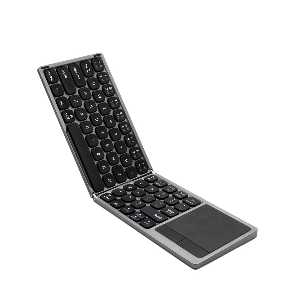 Touch pad; Folding keyboard; TYPE-C charging keyboard; Portable office; Mini foldable keyboard; 1
