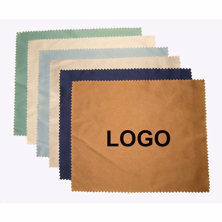 PJK12034 - Eco Friendly Promotional Customized Microfiber Lens / Camera / Eyeglass Cleaning Cloth