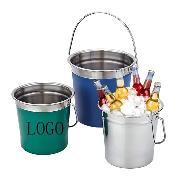 Custom Stainless Steel Ice Bucket 12 oz Chilled Beverage — Premium Barware Gift 1