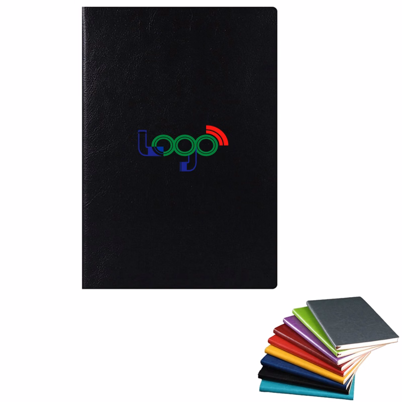 MOQ30 A5 PU Leather Hardcover Thick Journal Notebook
